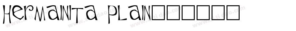 Hermainita Plain字体转换